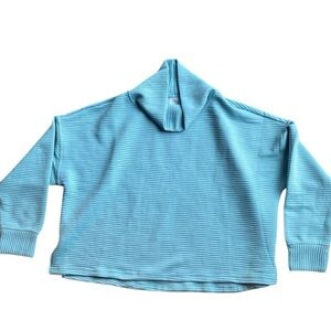 Danskin ribbed cowl neck pullover XL